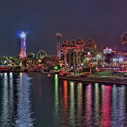 Universal Orlando City Walk Lagoon